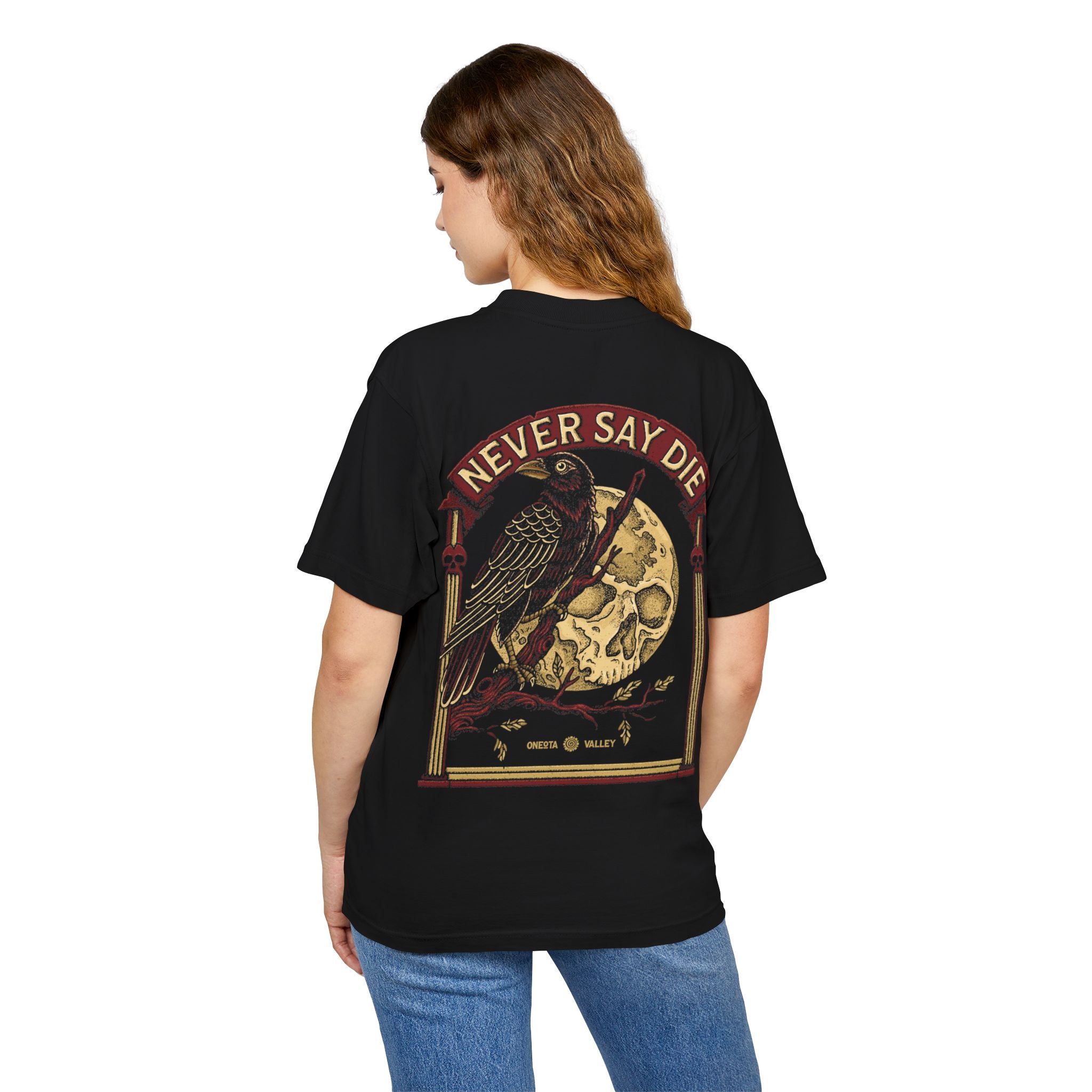 The Raven: Heavyweight Unisex Oversized Tee
