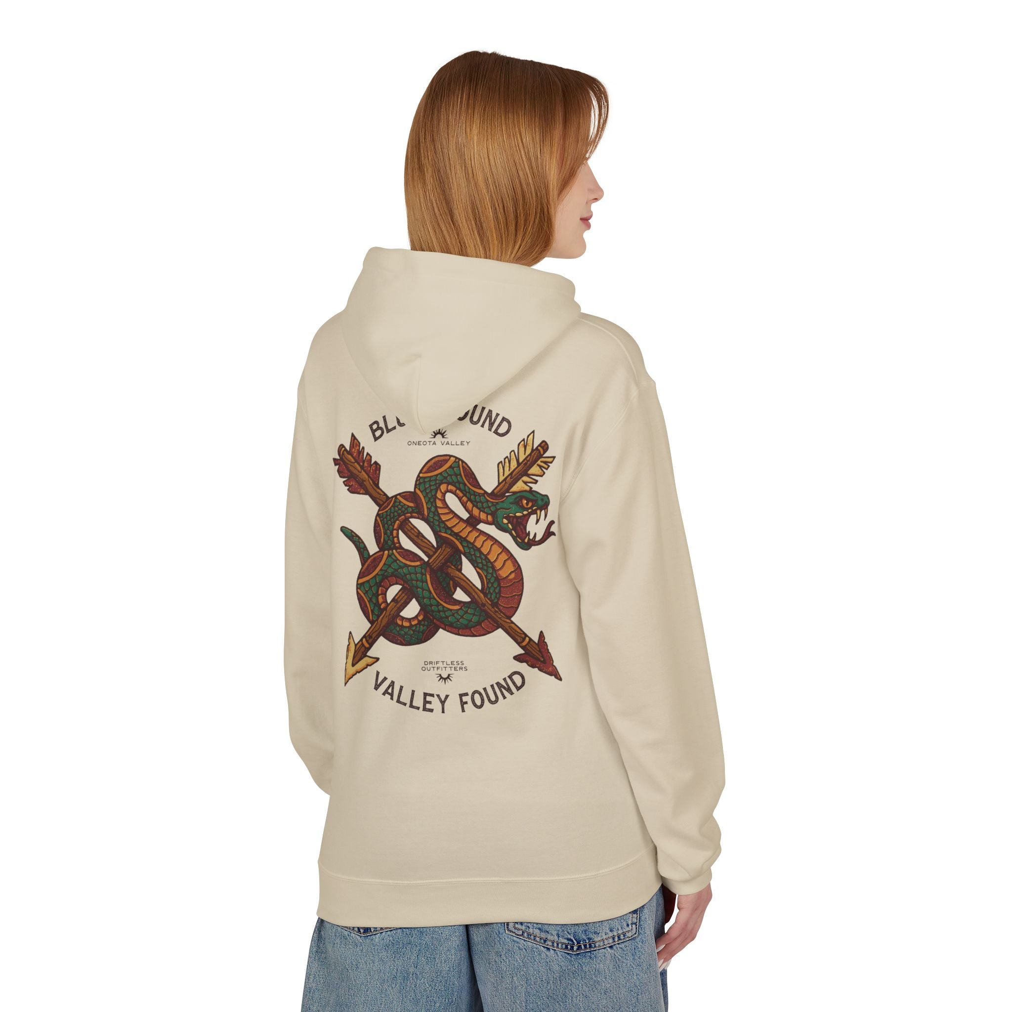 The Snake: Unisex Fleece Hoodie
