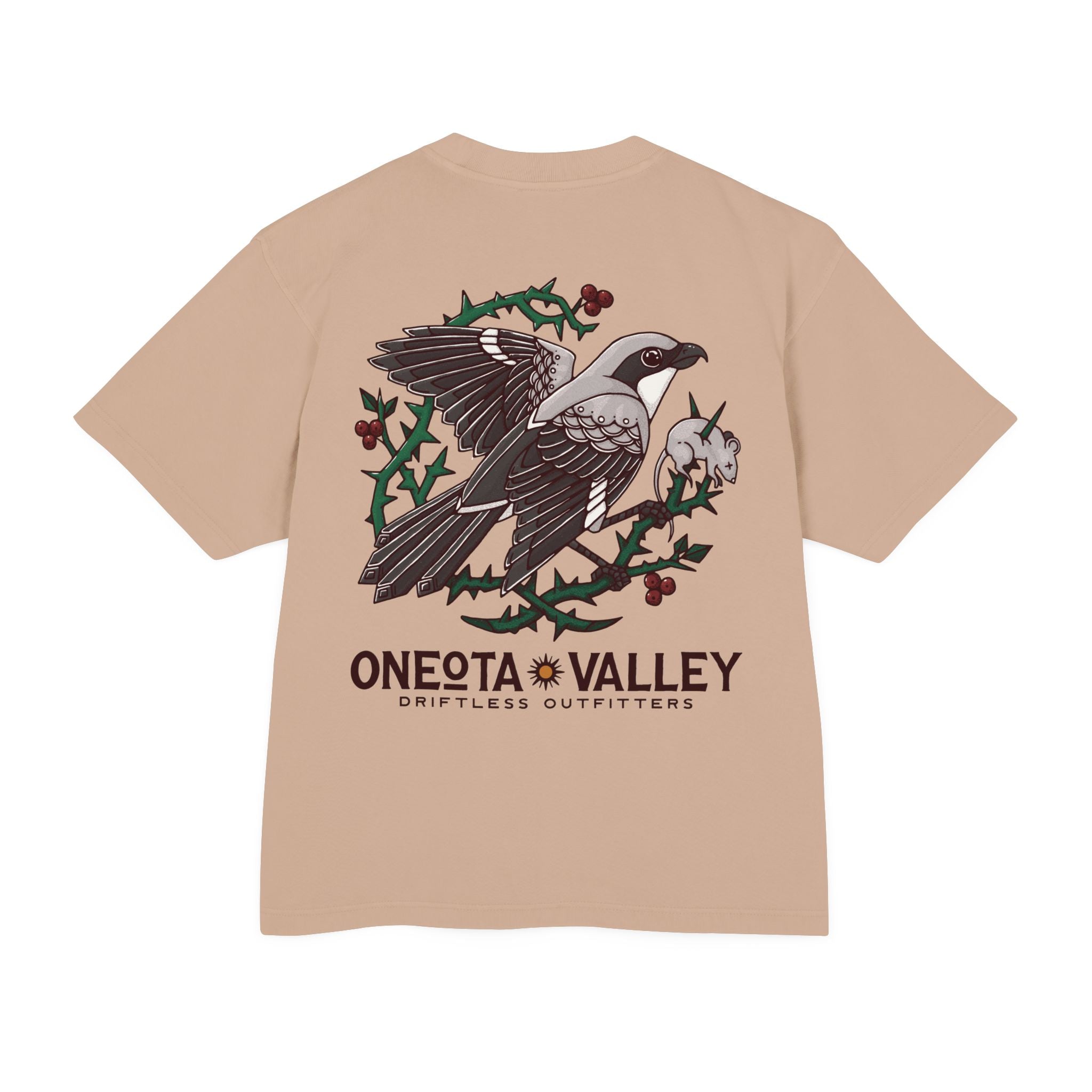 The Shrike: Heavyweight Unisex Oversized Tee