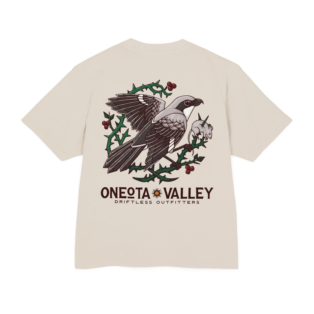 The Shrike: Heavyweight Unisex Oversized Tee