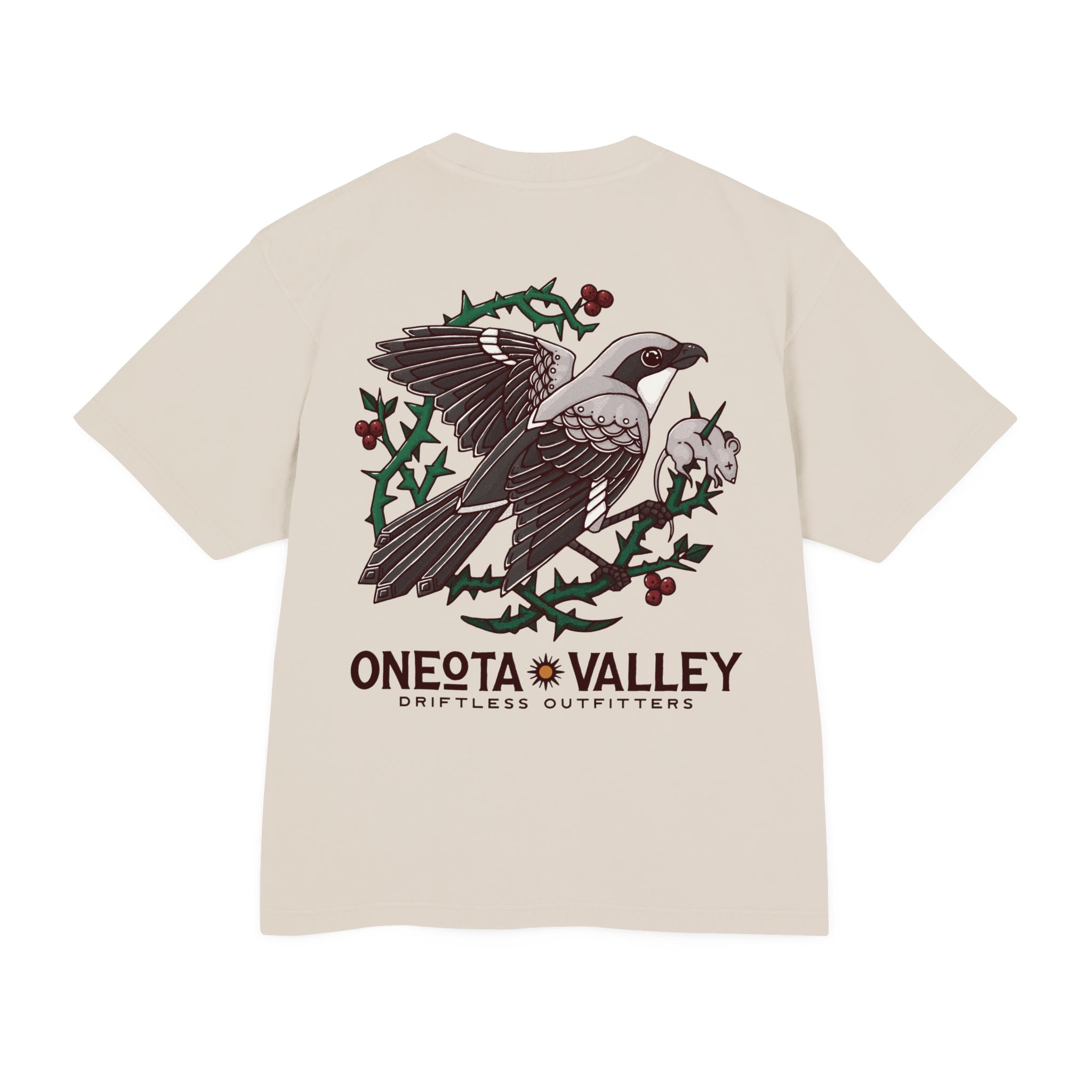 The Shrike: Heavyweight Unisex Oversized Tee