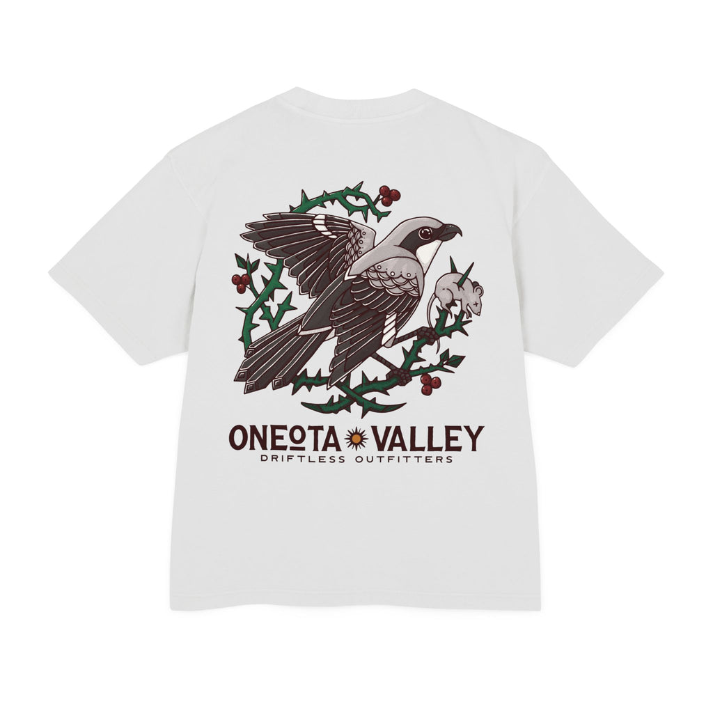 The Shrike: Heavyweight Unisex Oversized Tee