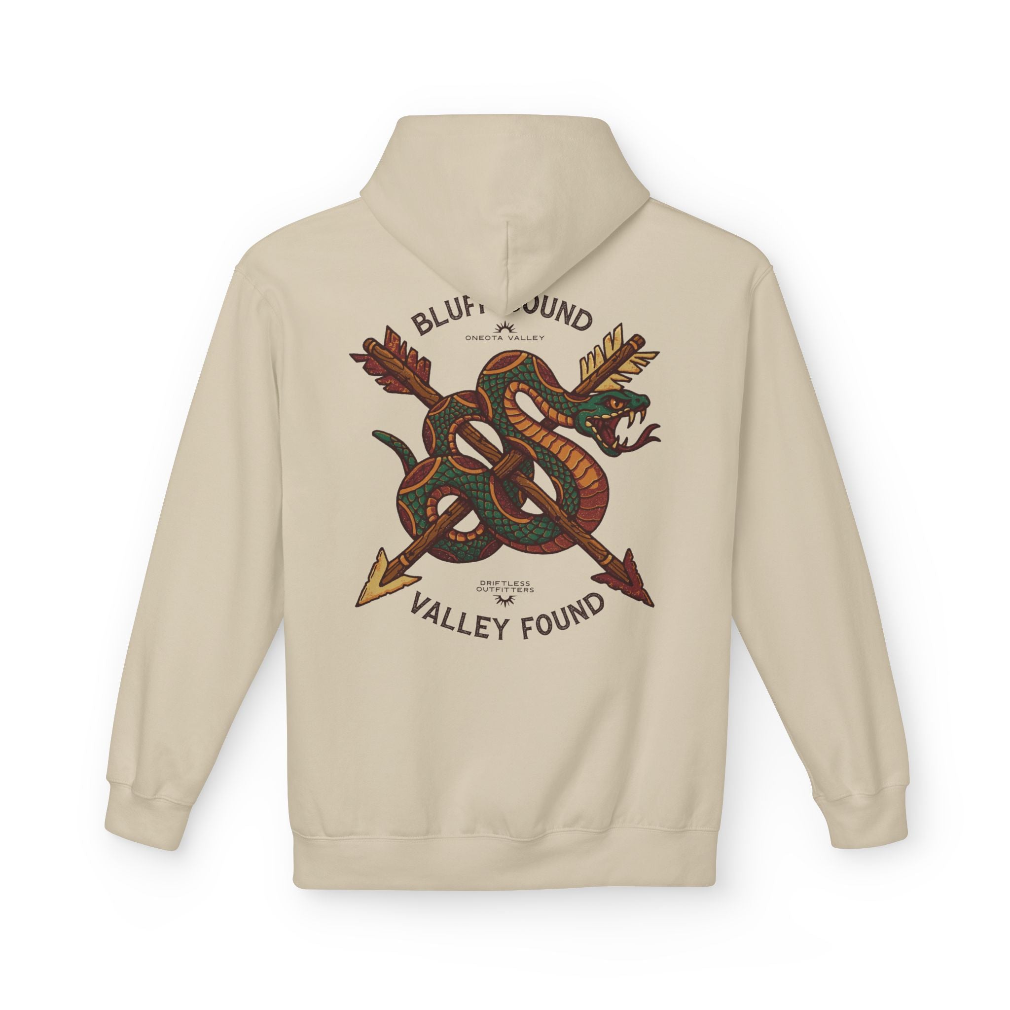 The Snake: Unisex Fleece Hoodie