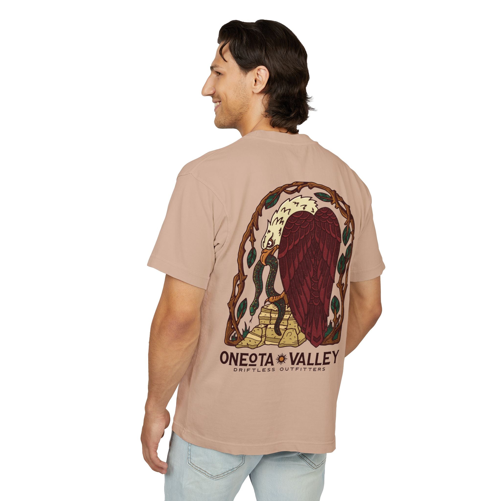The Eagle: Heavyweight Unisex Oversized Tee