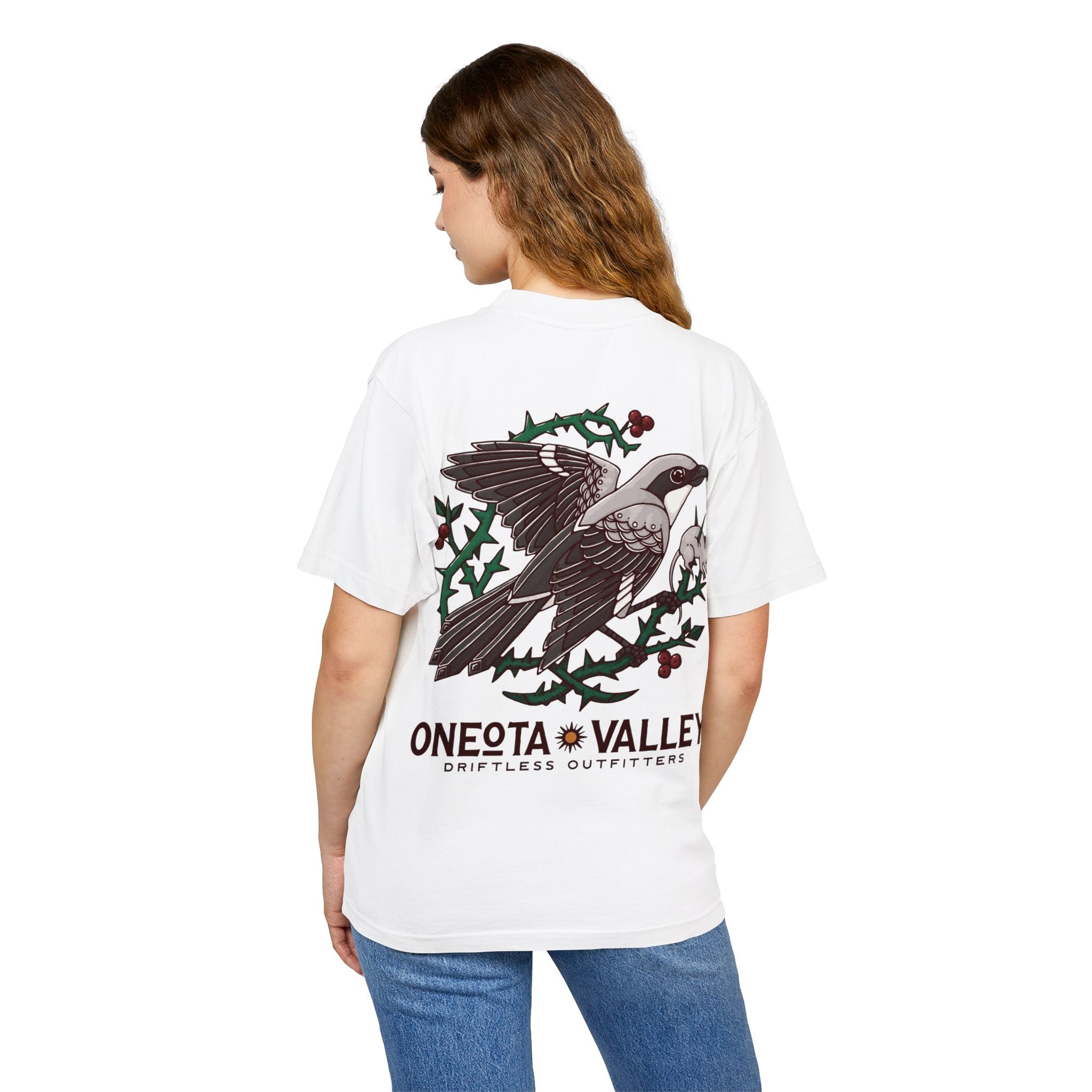 The Shrike: Heavyweight Unisex Oversized Tee