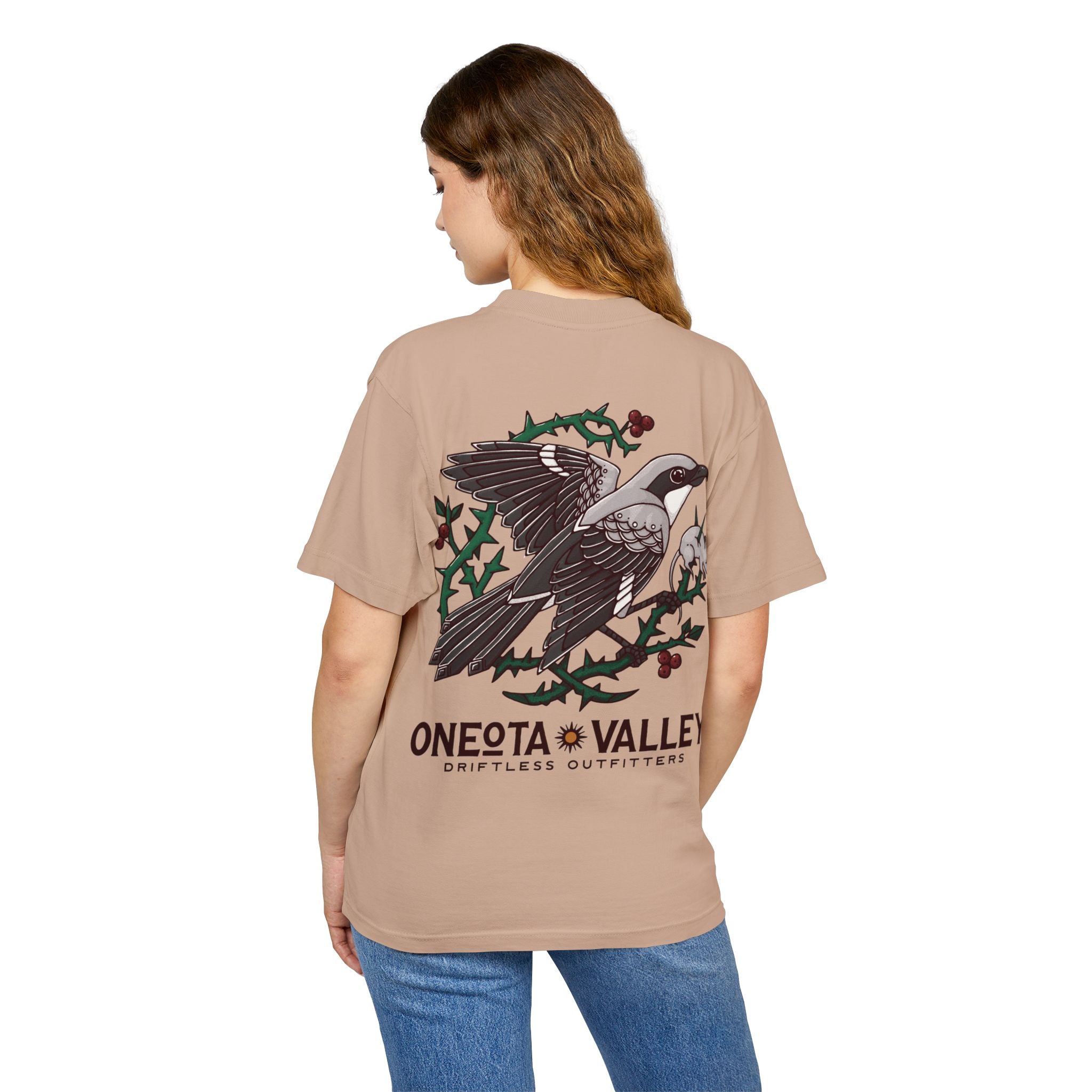 The Shrike: Heavyweight Unisex Oversized Tee