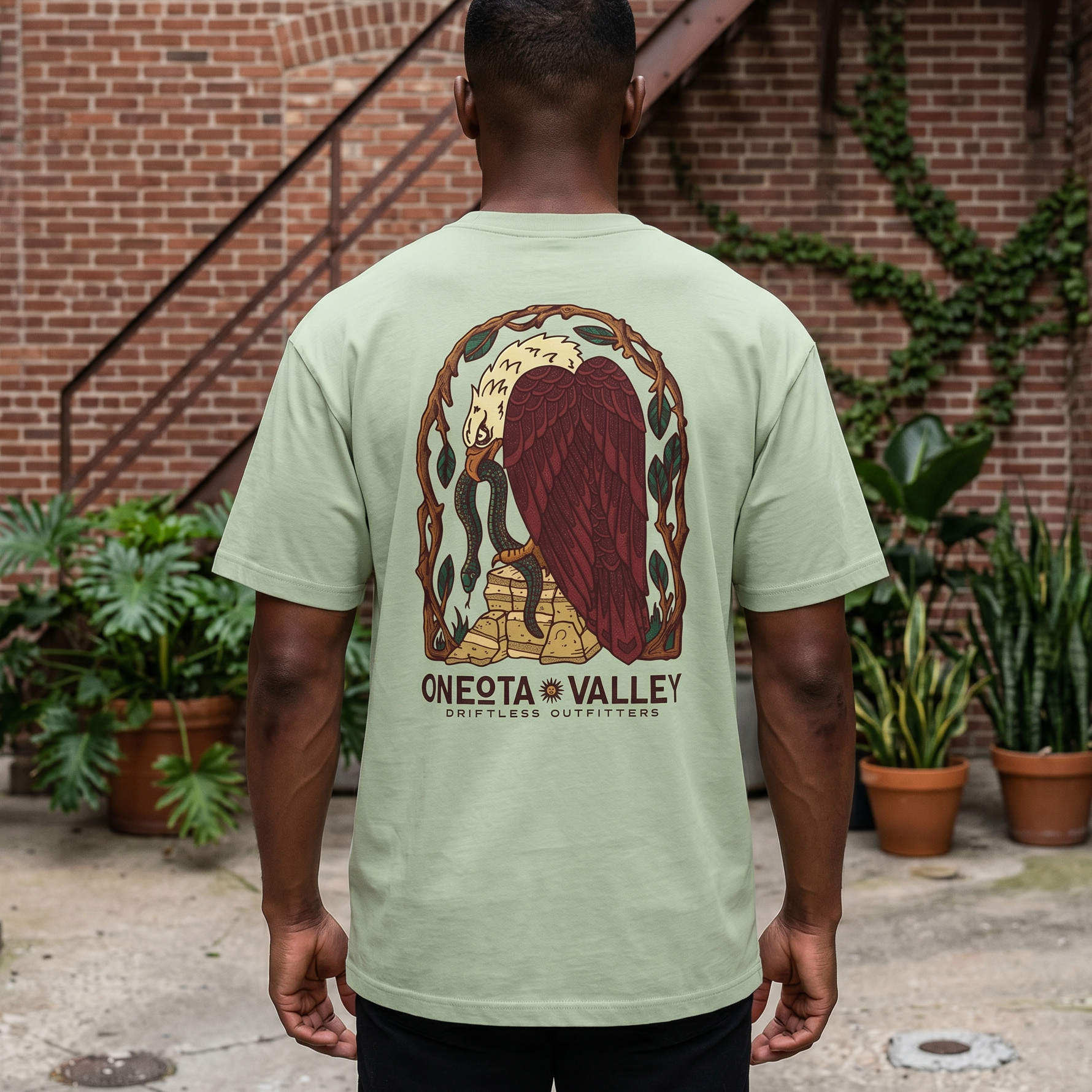 The Eagle: Heavyweight Unisex Oversized Tee