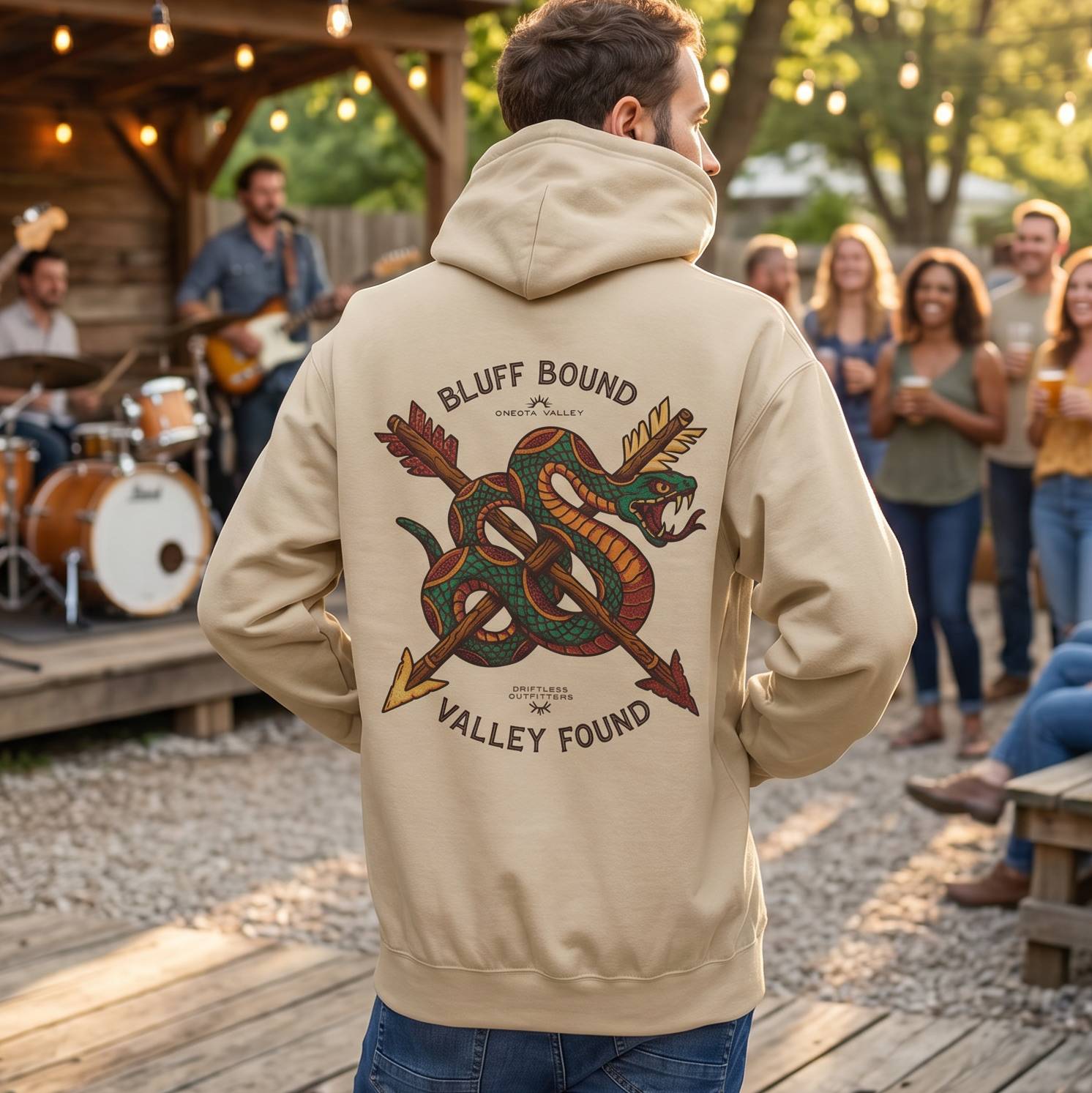 The Snake: Unisex Fleece Hoodie