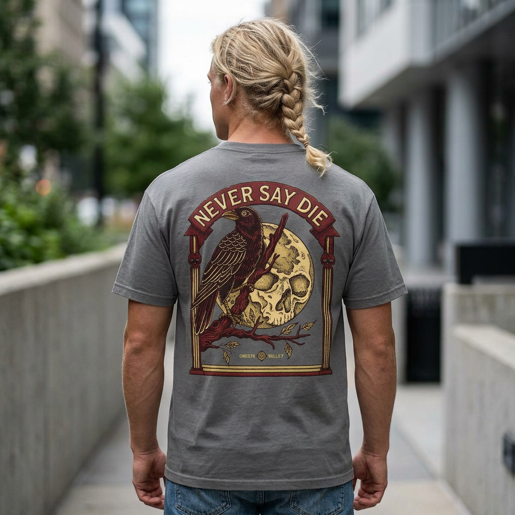 The Raven: Heavyweight Unisex Oversized Tee