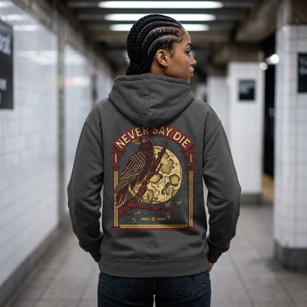 The Raven: Premium Unisex Heavyweight Hoodie