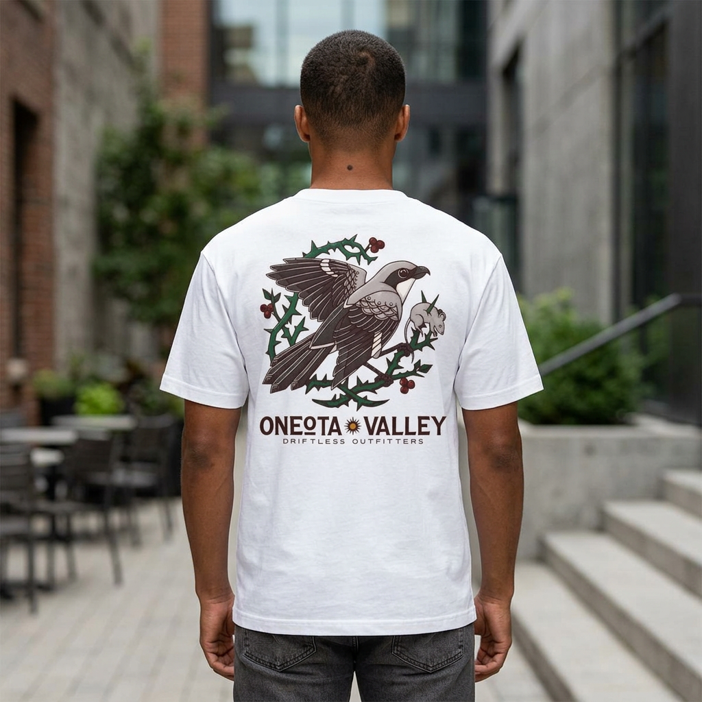 The Shrike: Heavyweight Unisex Oversized Tee