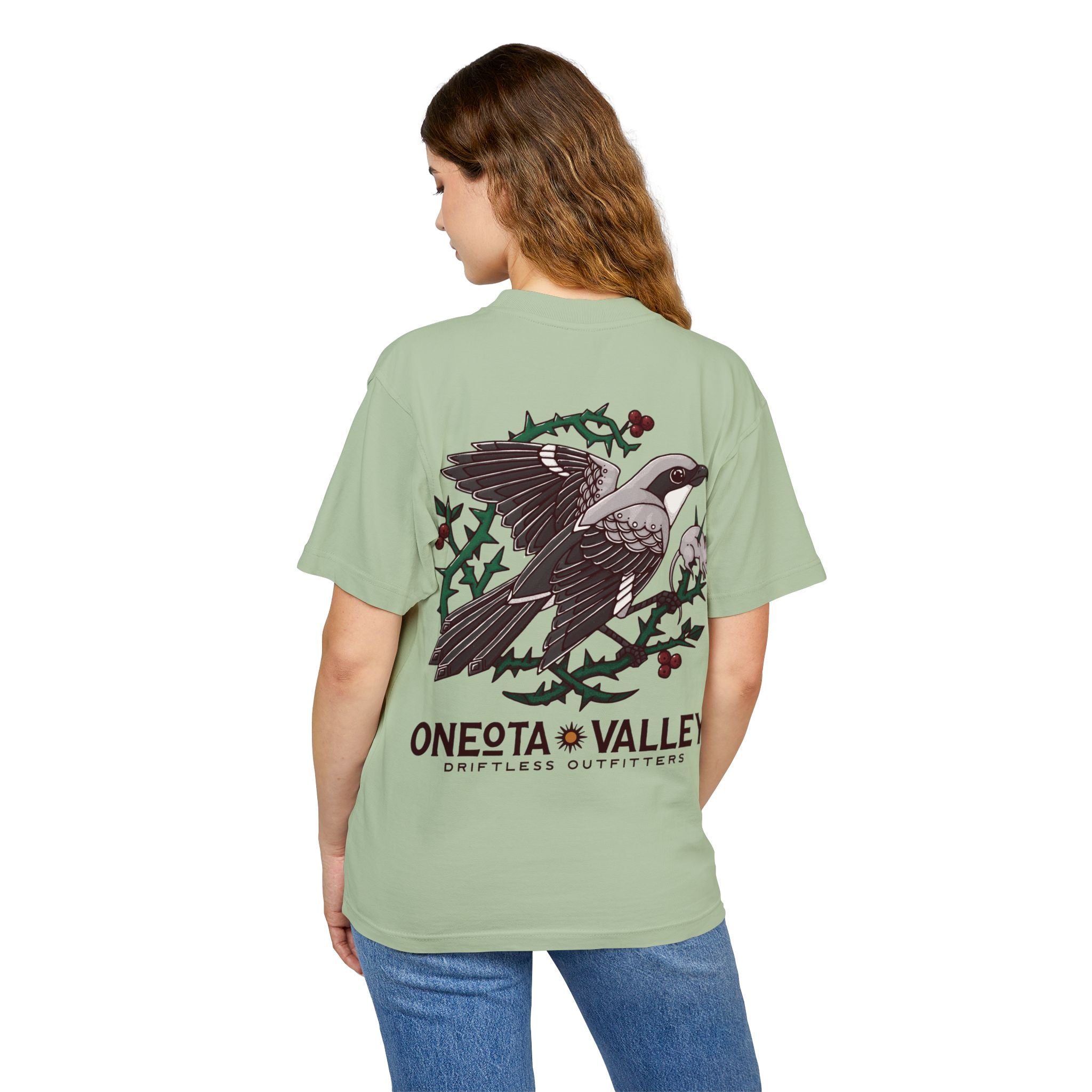 The Shrike: Heavyweight Unisex Oversized Tee