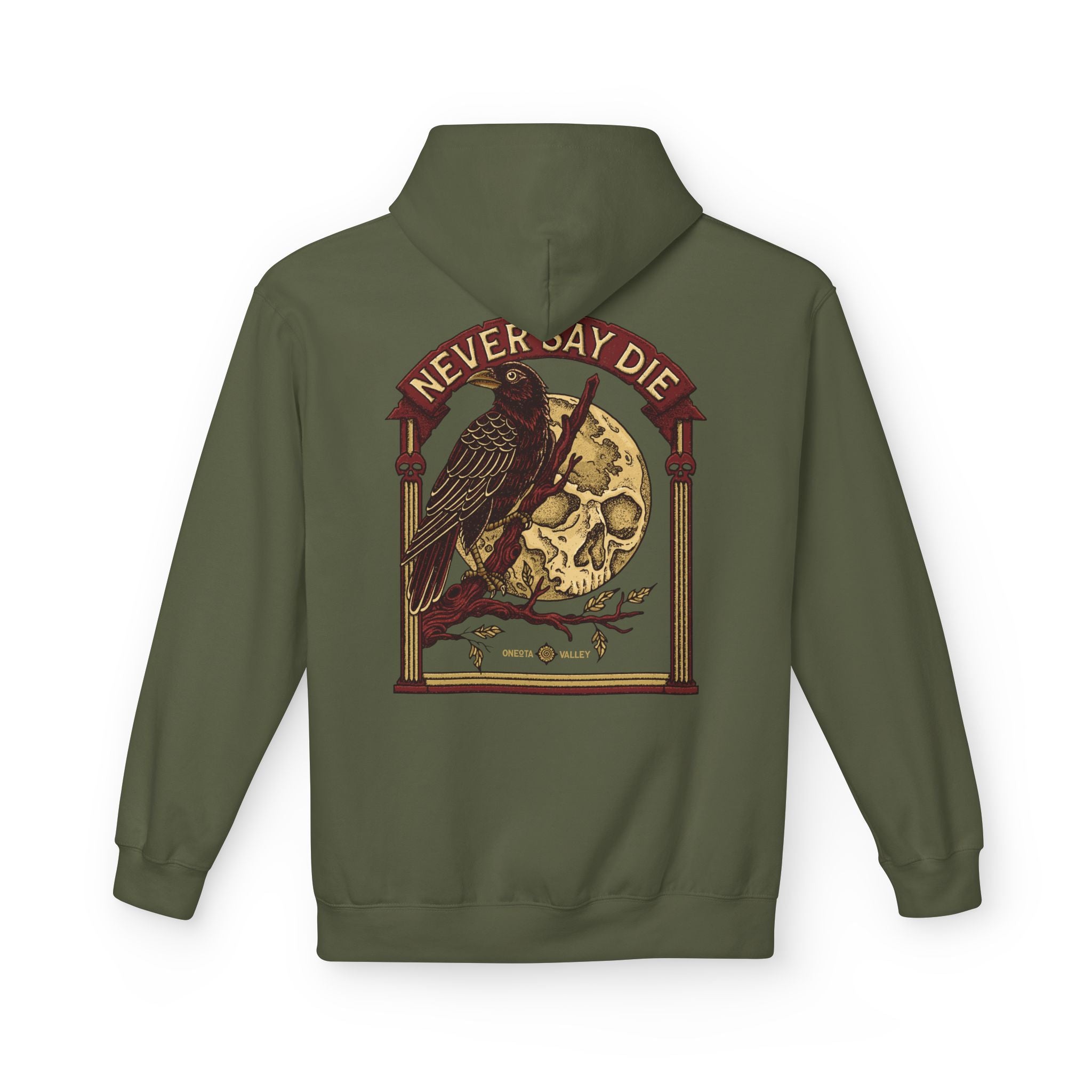 The Raven: Unisex Fleece Hoodie