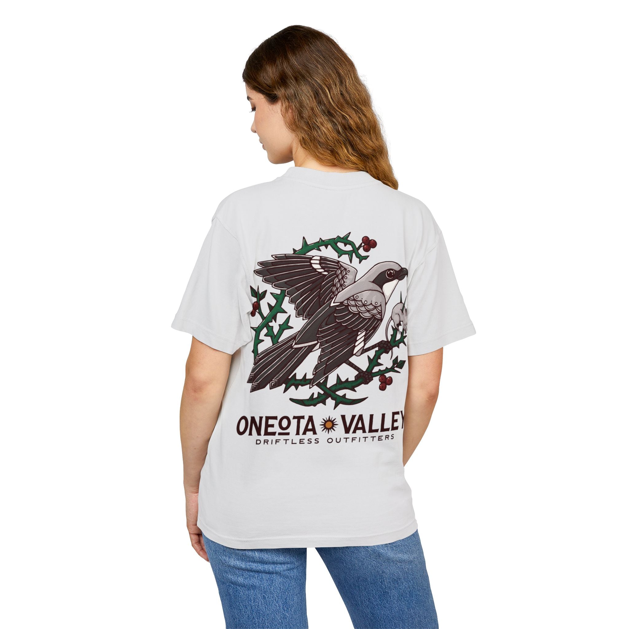 The Shrike: Heavyweight Unisex Oversized Tee