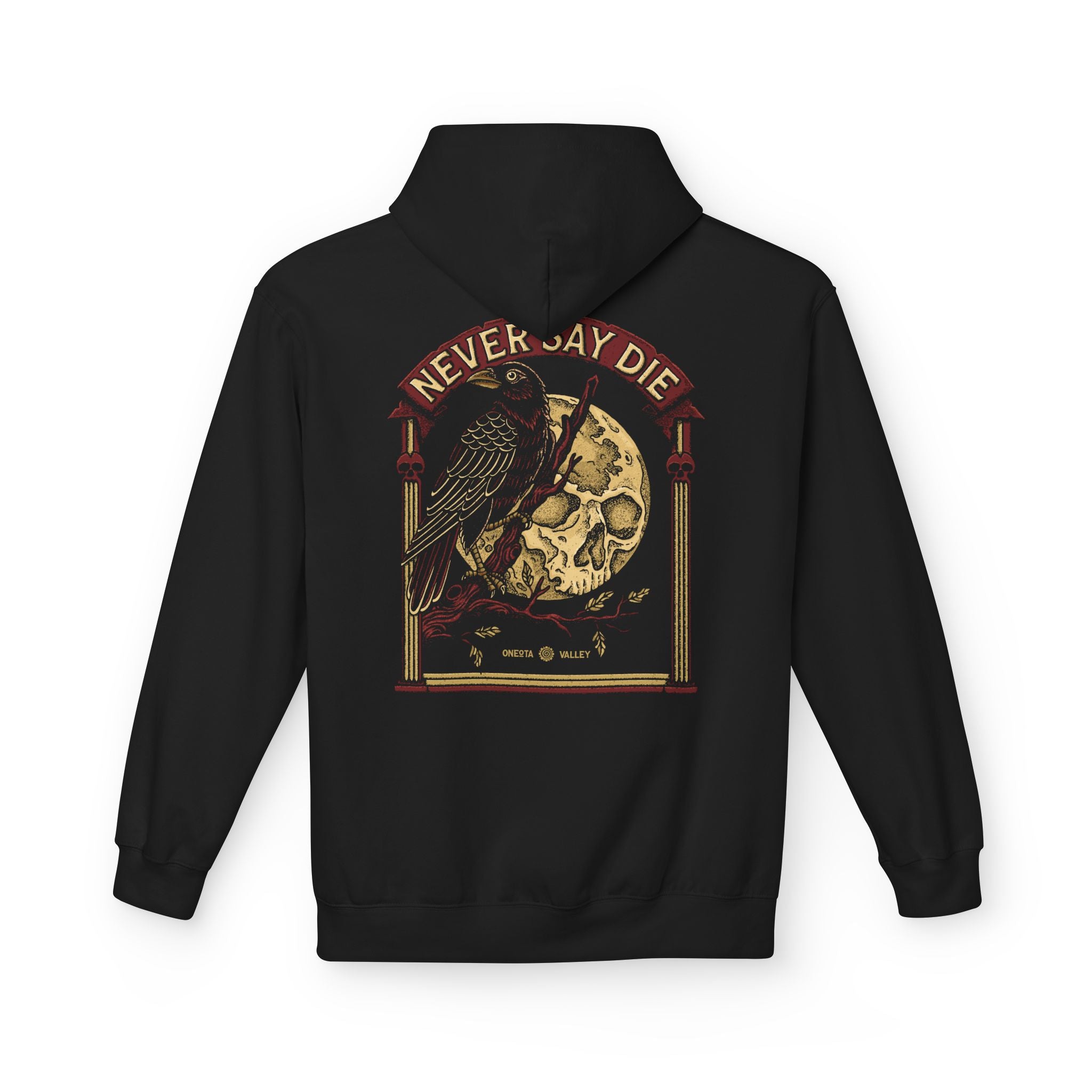 The Raven: Unisex Fleece Hoodie