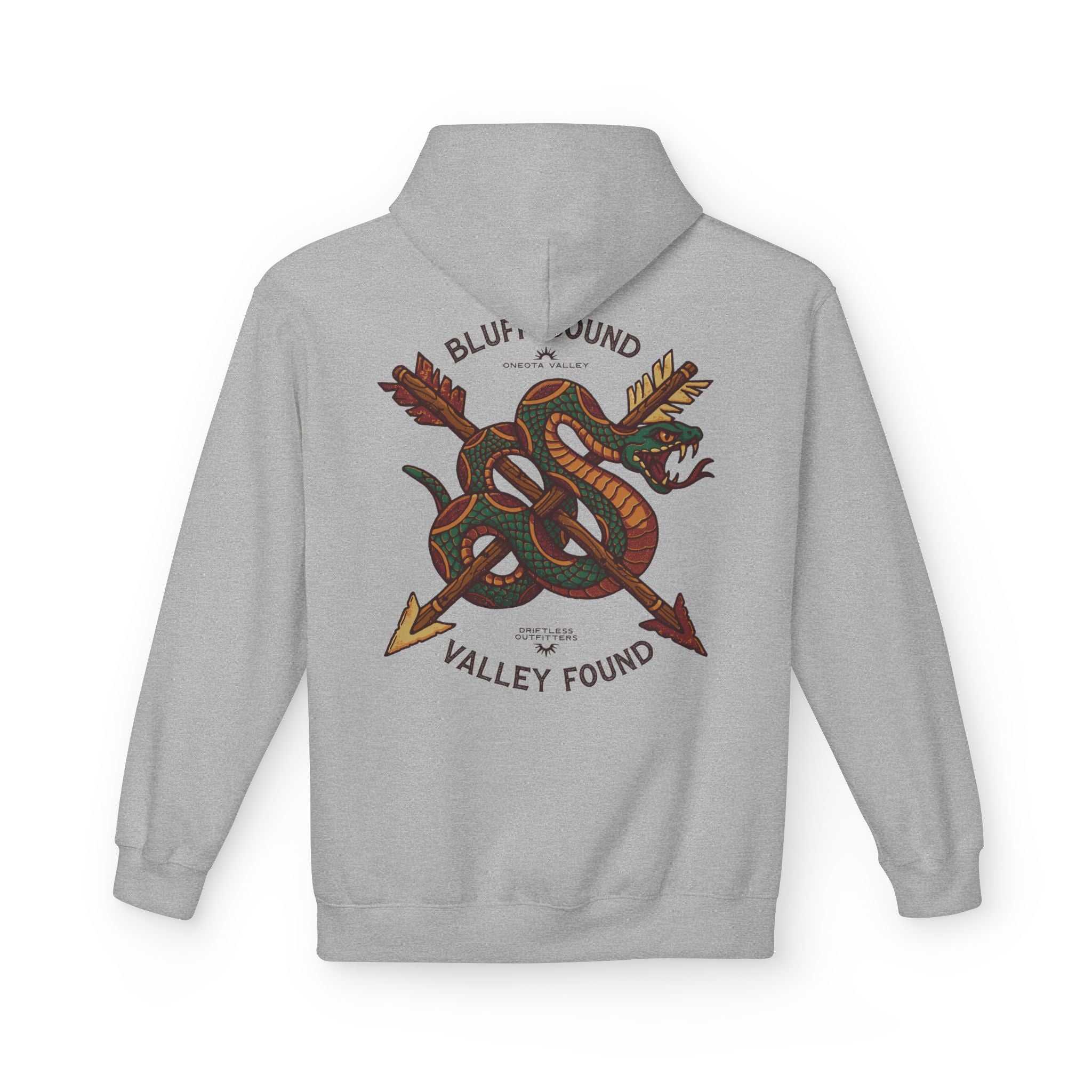 The Snake: Unisex Fleece Hoodie