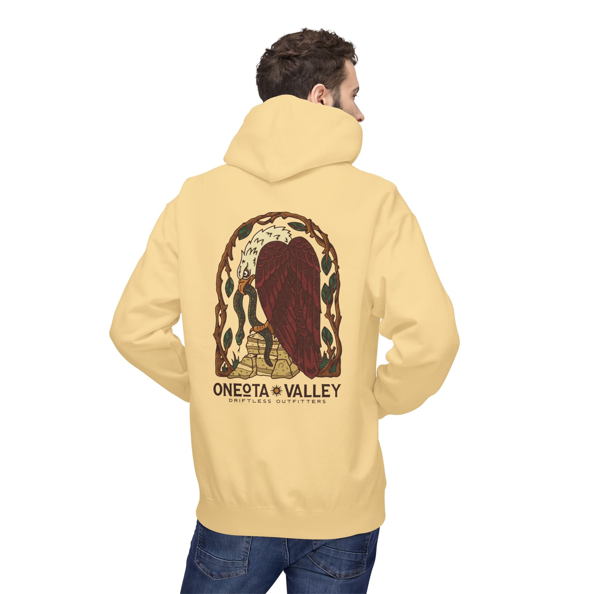 The Eagle: Unisex Fleece Hoodie