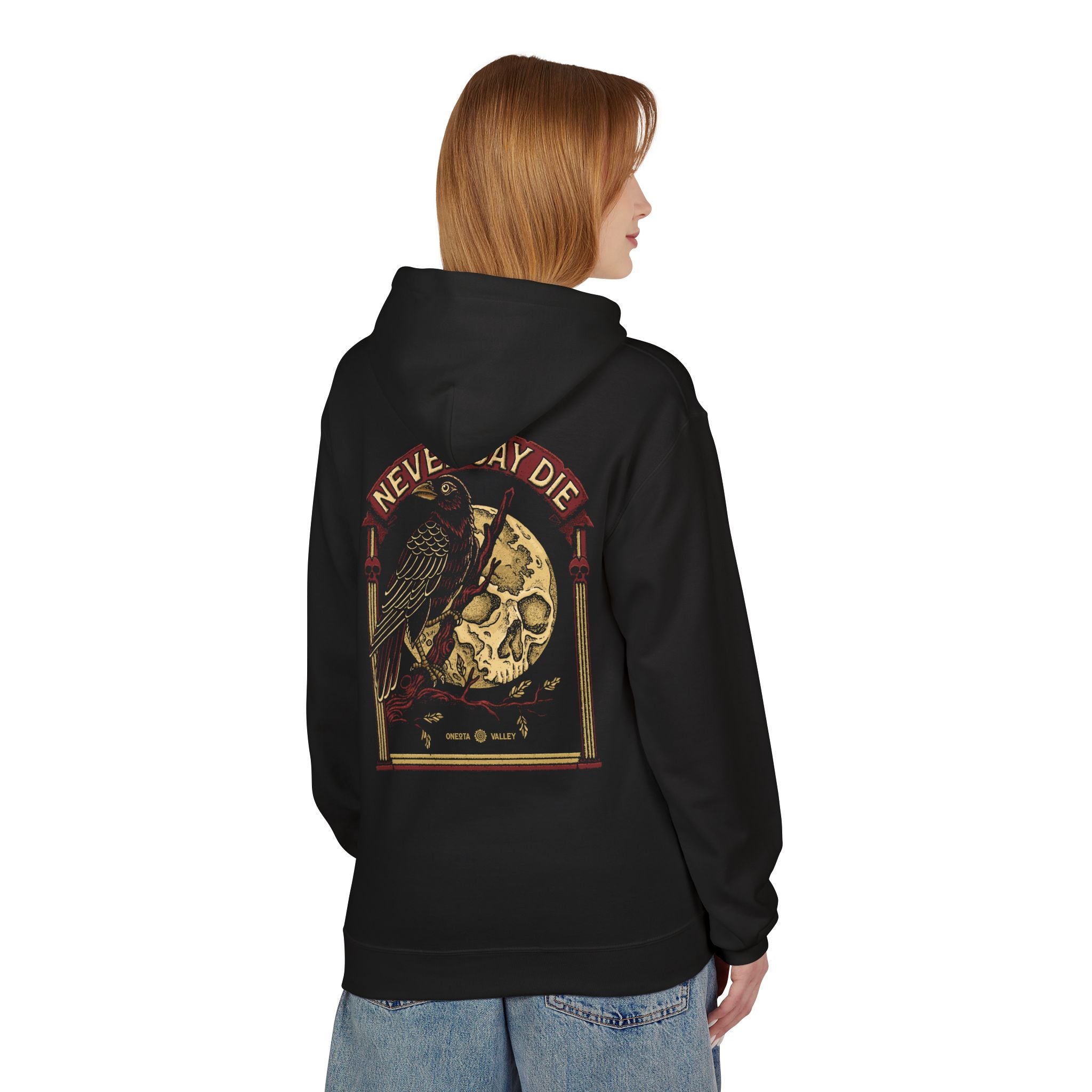 The Raven: Unisex Fleece Hoodie