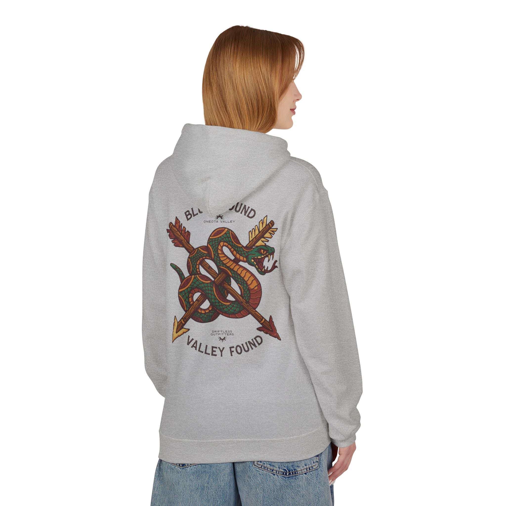 The Snake: Unisex Fleece Hoodie